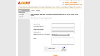 Contact Support - Total Web Solutions