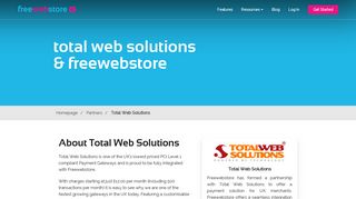 Free Online Total Web Solutions Store - Freewebstore