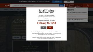 Concierge Sales & Wine Concierge | Total Wine and More