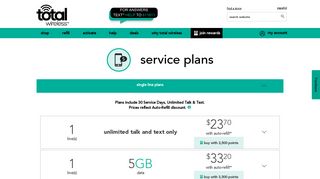 Find Service Plans | Get The Right Plan for You | Total Wireless