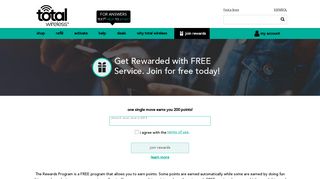 Join for FREE and get early access to the Rewards ... - Total Wireless