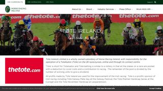 Tote - Horse Racing Ireland