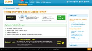 Totesport Promo Code & Totesport Mobile Review - OLBG.com