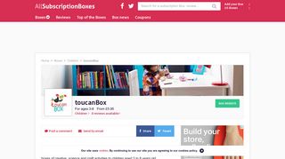 toucanBox | All Subscription Boxes UK