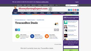 ToucanBox Discount Codes, Promo & Sales - Money Saving Expert
