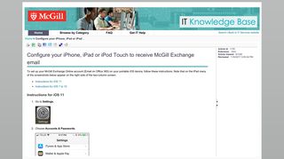Configure your iPhone, iPad or iPod Touch to receive McGill ...