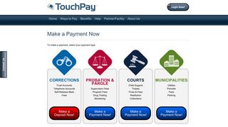 Make a Payment Now - Touchpay