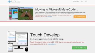 Microsoft Touch Develop - create apps everywhere, on all your devices!