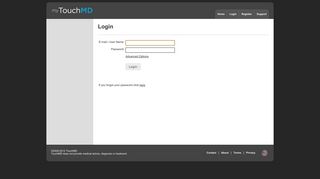 Login To TouchMD - myTouchMD