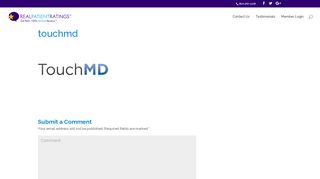 touchmd - RealPatientRatings™ for Providers