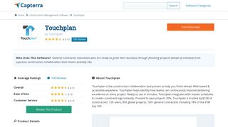 Touchplan Reviews and Pricing - 2019 - Capterra