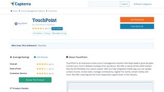 TouchPoint Reviews and Pricing - 2019 - Capterra