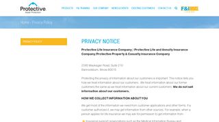 Privacy Policy - Protective Asset Protection