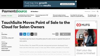 TouchSuite Moves Point of Sale to the Cloud for Salon Owners ...