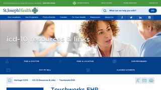 Touchworks EHR: St. Joseph Health