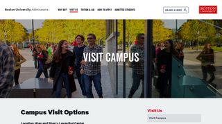Visit Campus - Boston University