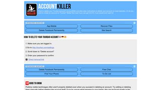 Delete your Tourbar account | accountkiller.com