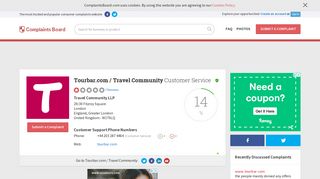 Tourbar.com / Travel Community Customer Service, Complaints and ...