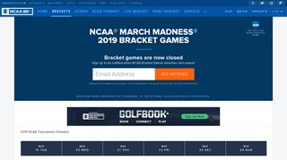NCAA Tournament Brackets 2019 - March Madness Games ...