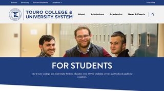 For Students | The Touro College and University System
