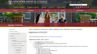 Registration 2018-2019 : New York Medical College | Touro College