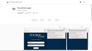 TouroOne Login - Google Chrome