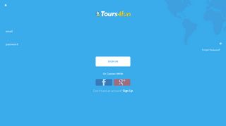 Login - Tours4fun