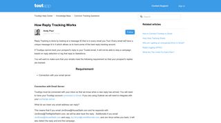 How Reply Tracking Works – ToutApp Help Center