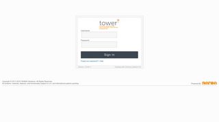 TOWER - RANDA Tower Login Page
