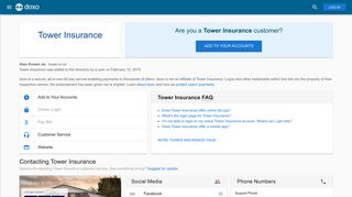 Tower Insurance: Login, Bill Pay, Customer Service and Care Sign-In