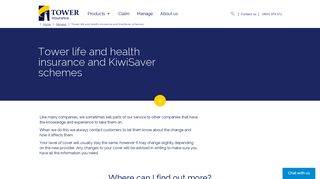 Life and health insurance and KiwiSaver schemes | Tower Insurance