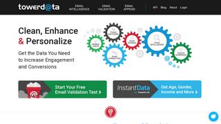 TowerData: Email Intelligence, Email Validation, Email Append