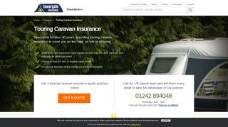 Touring Caravan Insurance | Quote & Buy Online | Towergate