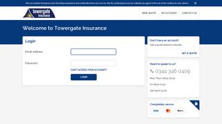 Login - Towergate Insurance