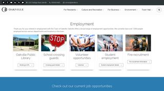 Employment - the Town of Oakville