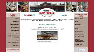 Items and Dealers - Town Peddler