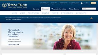 Business Banking - TowneBank