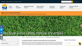 Receive your rates notice by email - Townsville City Council