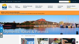 Payments, Rates & Permits - Townsville City Council