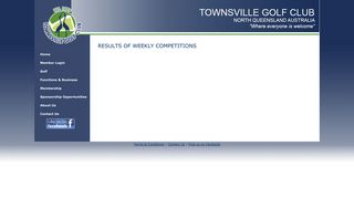 Results of Weekly Competitions - Townsville Golf Club