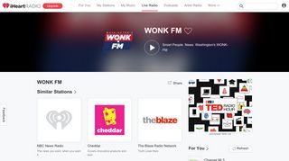 Listen to WONK FM Live - Smart People. News. Washington's WONK ...