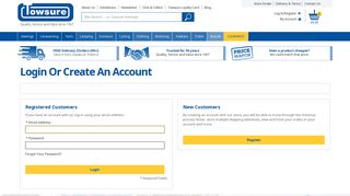 Login or Create an Account - Towsure