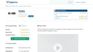 TOPS Reviews and Pricing - 2019 - Capterra