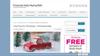 Free Toys for Christmas - Toys for Tots and More | Finanical Help