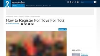 How to Register For Toys For Tots | HowStuffWorks
