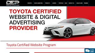 Toyota Certified Website Program - Dealer eProcess