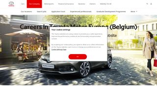 Careers in Toyota Motor Europe (Belgium)