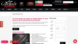 Toyota Visa Rewards | Benefits of Toyota Service Card | Near ...