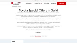 Toyota Offers in Guild, NH