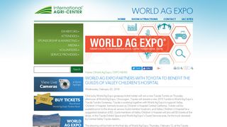 World Ag Expo partners with Toyota to Benefit the Guilds of Valley ...